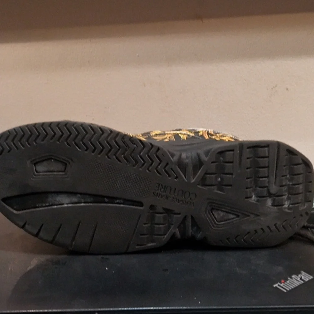 Versace Black & Gold Baroque Men’s Sneakers